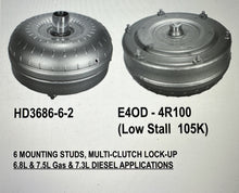 Load image into Gallery viewer, Ford E4OD - 4R100 (Low Stall 105K) 6 MOUNTING STUDS, MULTI-CLUTCH HD3686-6-22