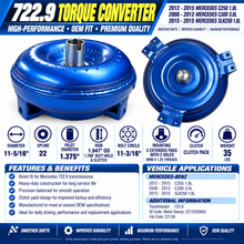 Load image into Gallery viewer, Mercedes C250 SLK250 722.9 Remanufactured Torque Converter 2212503902 2012-2015