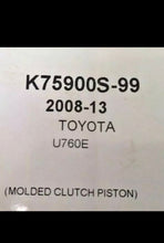 Load image into Gallery viewer, Toyota &amp; Lexus U760 U760E U760F Transmission Banner Rebuild Kit 2008-On3
