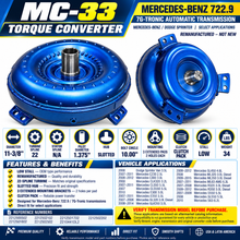 Load image into Gallery viewer, Dodge Van Mercedes-Benz 722.9 7G-Tronic Torque Converter MC-33  Low Stall
