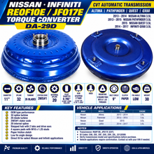 Load image into Gallery viewer, DA-29B Nissan Infiniti RE0F10E JF017E CVT Torque Converter 3.5L 32 Spline
