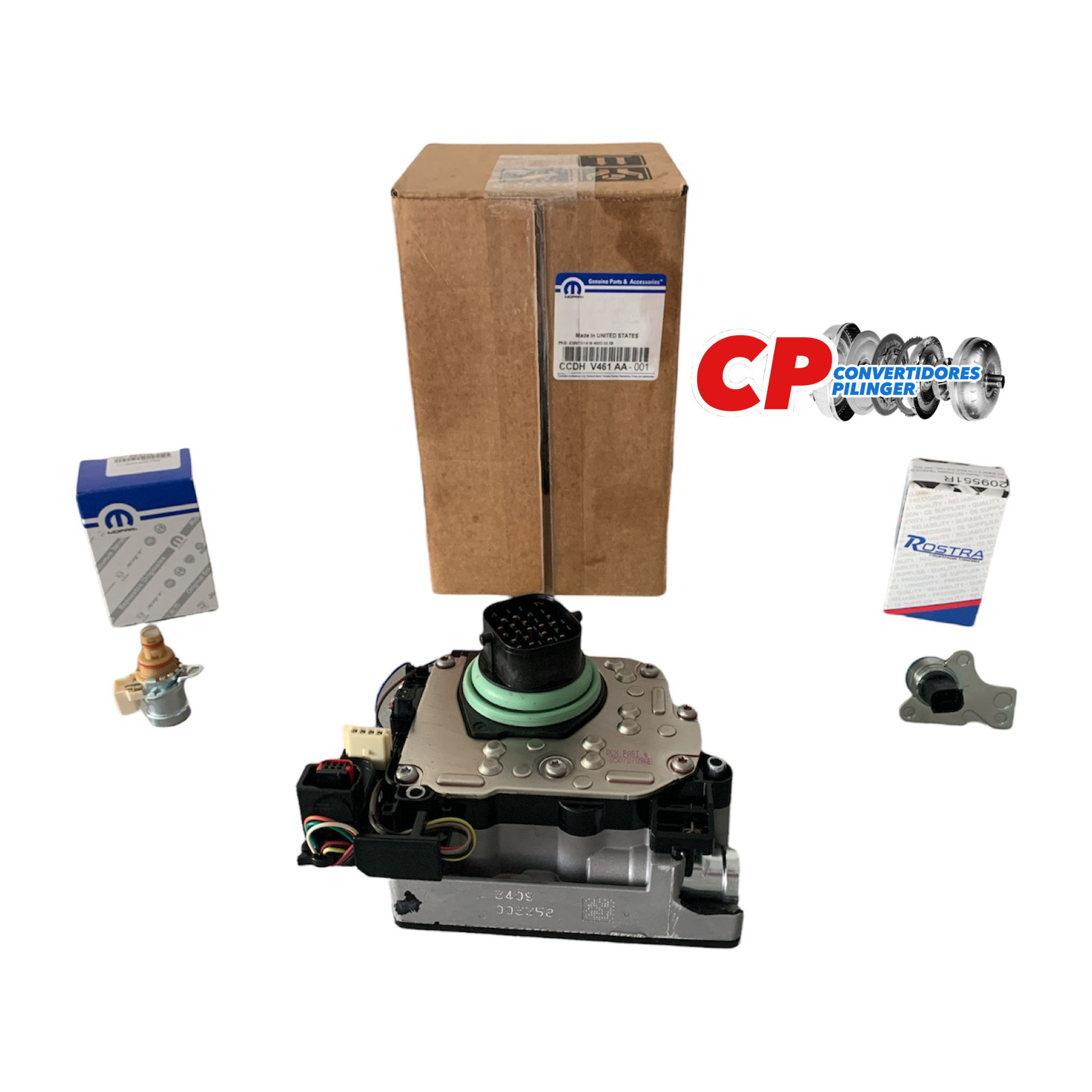 For Chrysler 62TE Transmission KIT SOLENOIDS, TRANSDUCER, TCC AND SOLE –  Convertidores Pilinger, ca.